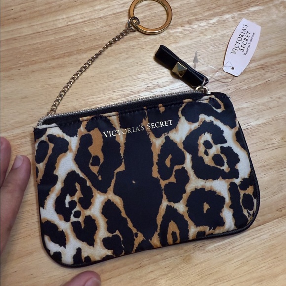 Victoria's Secret Handbags - Victoria's Secret Animal Print Zipper Keychain Pouch